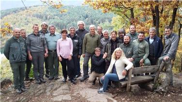 Scambio a livello provinciale fra il personale degli uffici caccia e pesca dell'Alto Adige e del Trentino a Monticolo. Foto: USP/Ufficio caccia e pesca