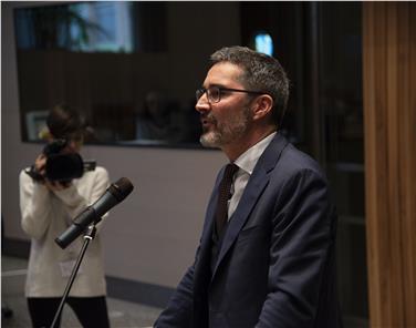 Il presidente durante il suo discorso in Consiglio provinciale. Foto: USP/bf