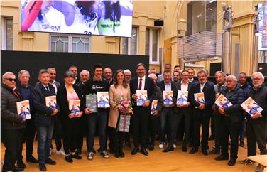 La presentazione dell'annuario dello sport altoatesino 2018. (Foto USP/rc)