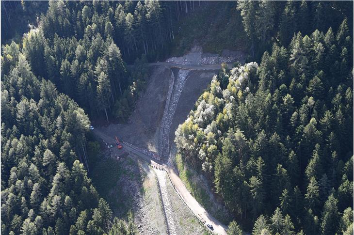 Conclusi i lavori lungo lo Schindlergraben a Fortezza (Foto: ASP/Luca Messina)