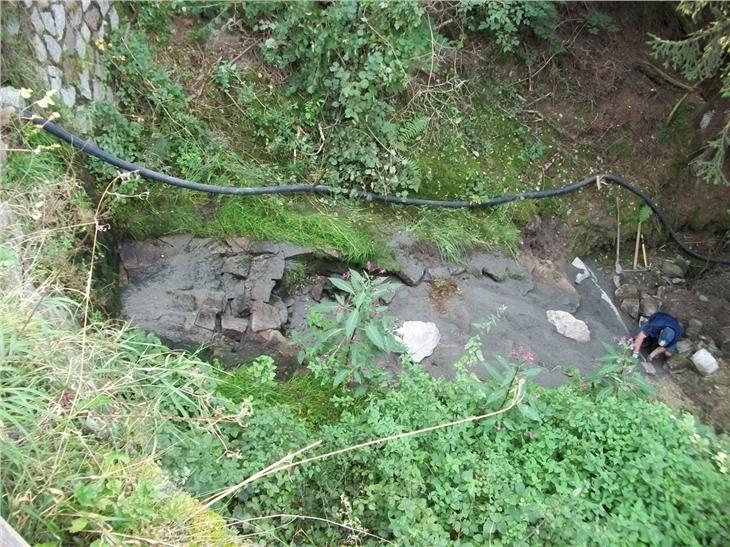 Sul Rio di Ceves nel Comune di Laion sono stati eseguiti lavori di sistemazione (Foto ASP/Bacini montani nord)