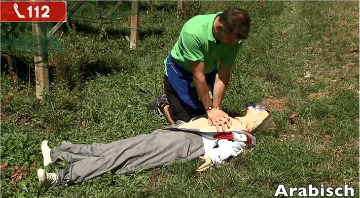 Lo screenshot di uno dei video realizzato in lingua araba