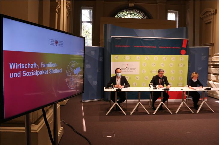 Aiuti a famiglie e imprese il tema della conferenza stampa virtuale di oggi. (Foto: ASP/Fabio Brucculeri)