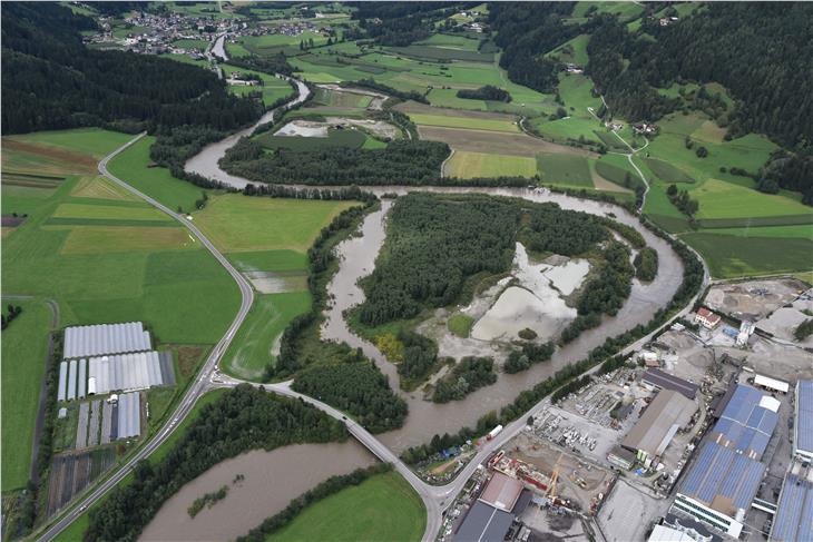 Progetto di messa in sicurezza e valorizzazione naturalistica Gatzaue, sul Basso rio Aurino (Foto: Agenzia Protezione civile)