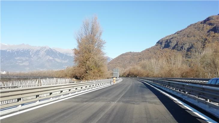 Terminati in anticipo i lavori al ponte sulla MeBo nei pressi di Lana (Foto ASP/Rip infrastrutture)