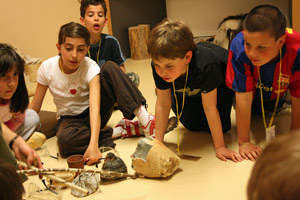 Visite guidate per famiglie nei fine settimana anche nel 2012 al Museo Archeologico (FOTO: Marion Overkamp)