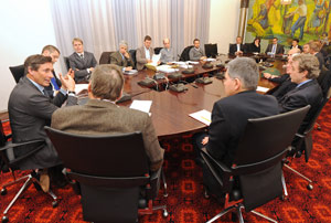 Prima riunione del gruppo di lavoro sulle liberalizzazioni nel commercio (Foto Pertl)