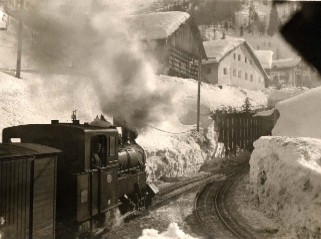 Il trenino della Val Gardena a Plan