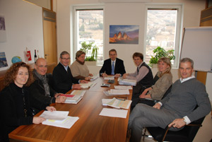 Un momento della recente seduta della Commissione provinciale del Fondo per il paesaggio.