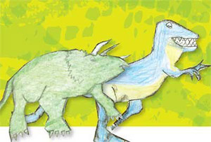 Ai bambini è offerta la possibilità di costruire i propri dinosauri nell'ambito di un workshop al Museo delle Scienze Naturali a Bolzano.