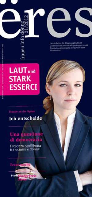 La cover del nuovo "ëresFrauenInfoDonne"