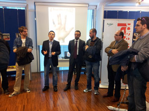 Il vicepresidente della Provincia Christian Tommasini alla presentazione del 42° Festival Studentesco.