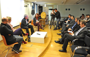 La serata di "19x19" nella sede della Miele Italia ad Appiano (Foto Pertl)