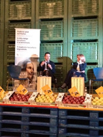 L'assessore Tommasini alla serata nella sede della Cooperativa frutticoltori di Silandro