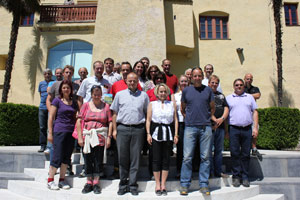 La delegazione di Lienz in visita ai Giardini
