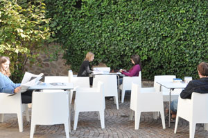 Riapre al pubblico il cortile della Biblioteca Teßmann