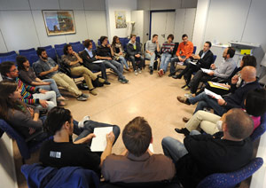 Al via l'attività della nuova Consulta Giovani italiana.Prima riunione assieme al vicepresidente della Provincia Christian Tommasini (FOTO: USP/A.Pertl)