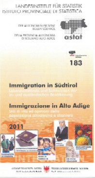 Copertina dello studio dell'ASTAT
