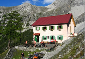 Il Rifugio Borletti sopra Trafoi