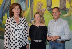 L'assessora Kasslatter Mur con la garante per l'infanzia, Vera Nicolussi Leck, ed il direttore del servizio giovani, Klaus Nothdurfter