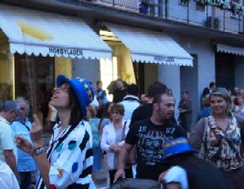 Un'immagine del''iniziativa Trailers durante il recente giovedì lungo di Laives