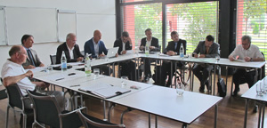 Il gruppo di lavoro dell'Euregio sulle tecnologie verdi e l'edilizia sostenibile riunitosi a Bolzano