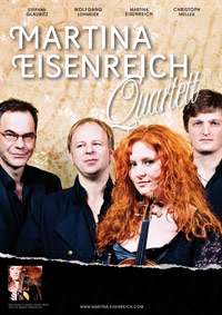 Il Martina Eisenreich Quartett in concerto il 9 agosto a Castel Wolfsthurn di Mareta