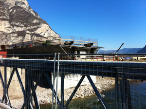Il nuovo ponte a Salorno sarà aperto al traffico da martedì 14 agosto