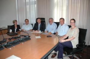 L'assessore Widmann con i vertici dell'associazione "Amici della Ferrovia"