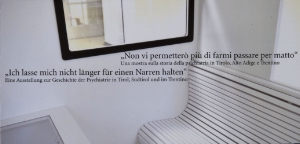 La mostra "Non vi permetterò più di farmi passare per matto" a Merano dal 20 ottobre al 18 novembre.