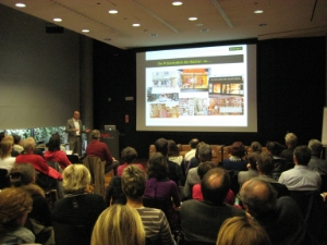 La sala gremita nel corso del convegno sull'E-book
