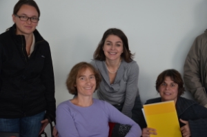 Le partecipanti al seminario: Michaela Wanker (Val Gardena), Imma Mair (Bolzano), Johanna Marsoner (Cortaccia), Renate Perkmann (Merano)