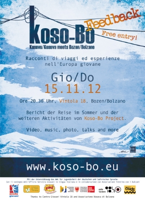 Koso-Bo feedback: I giovani raccontano l'intercultura al Vintola 18 il 15 novembre