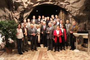 Foto di gruppo al termine dell'incontro a Laimburg