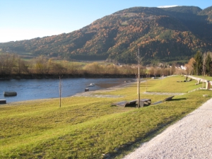 Il parco fluviale a S. Giorgio lungo il torrente Aurino
