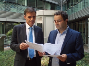 L'assessore Theiner e il direttore di Ripartizione Critelli