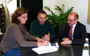 I vertici dell'Istituto per la promozione dei lavoratori con l'assessora Sabina Kasslatter Mur