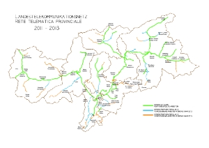 La rete telematica provinciale come sarà alla fine del 2013