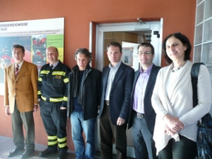 La Protezione civile provinciale riceve visita di presentazione del caporedattore di RAI-Sender Bozen