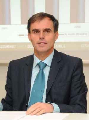 L'assessore provinciale alla sanità, famiglia e politiche sociali, Richard Theiner