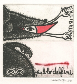 Ex libris di Pablo Delfini