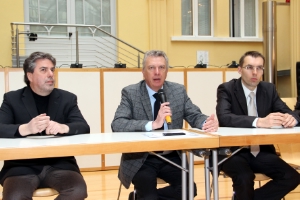Accordo per il futuro di MEMC: Claudio Pasolli, Roberto Bizzo e Wolfram Sparber