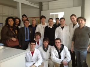 L'assessore Tommasini in visita alla IV classe del liceo scientifico tecnologico