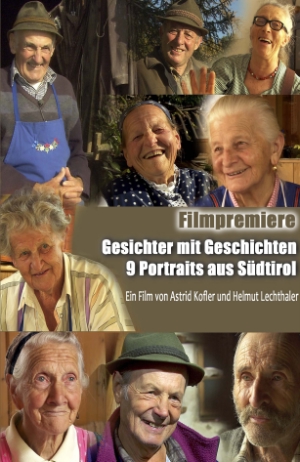 Premiere cinematografica con il film dedicato a nove altoatesini speciali il 22 marzo"Gesichter mit Geschichten"