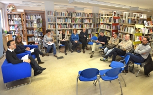 L'assessore provinciale alla cultura italiana Christian Tommasini ha presentato la Rassegna matematica scientifica della Biblioteca Provinciale Italiana "C.Augusta" (FOTO: USP/A.Pertl)