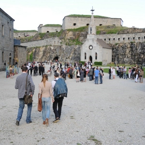 Il Forte di Fortezza durante una delle recenti manifestazioni