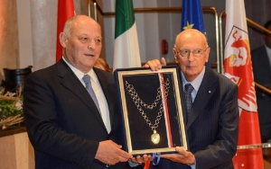 5 settembre 2012: a Napolitano l'onorificenza della Provincia di Bolzano