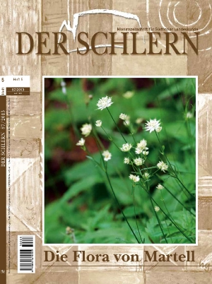 La copertina del numero di maggio del periodico "Der Schlern"