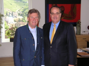 Ass. Elmar Pichler Rolle incontra presidente associazione dei cacciatori Berthold Marx