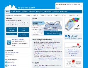 www.provinzia.bz.it: la Rete Civica in lingua ladina